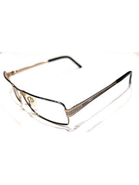 Jaguar 39334-600 Gold Metal Rectangle Eyeglasses Frame 59-16 145 Germany